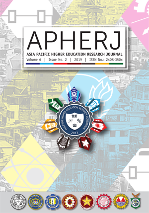 					View Vol. 6 No. 2 (2019): ASIA PACIFIC HIGHER EDUCATION RESEARCH JOURNAL
				