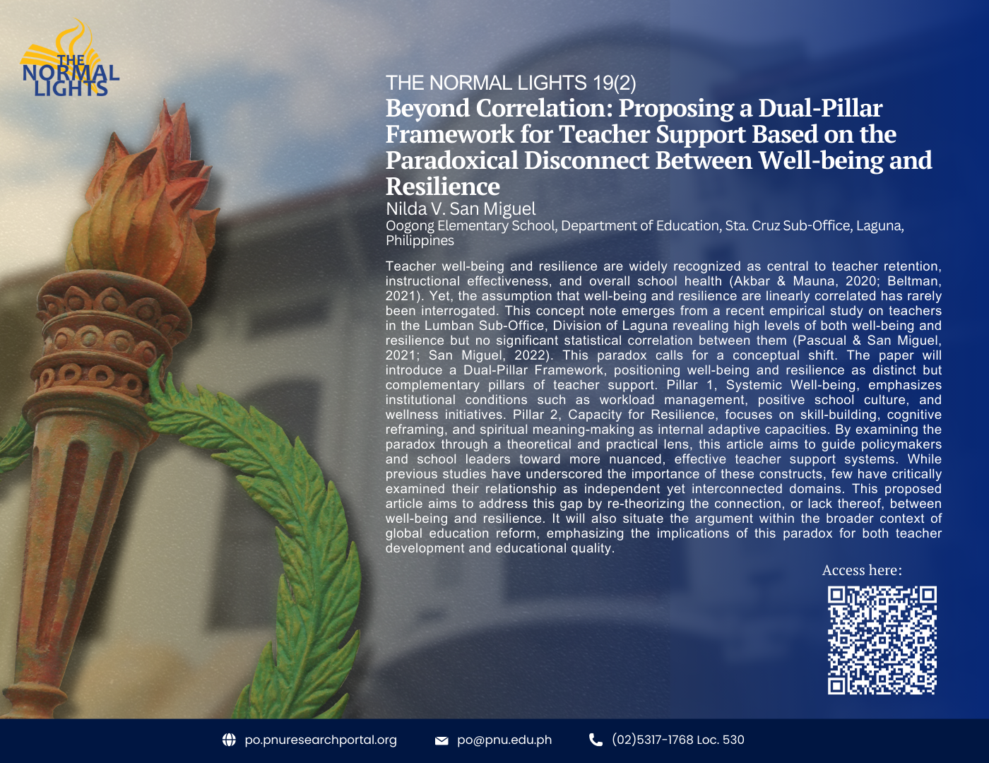 Publication Alert for The Normal Lights 19(2)