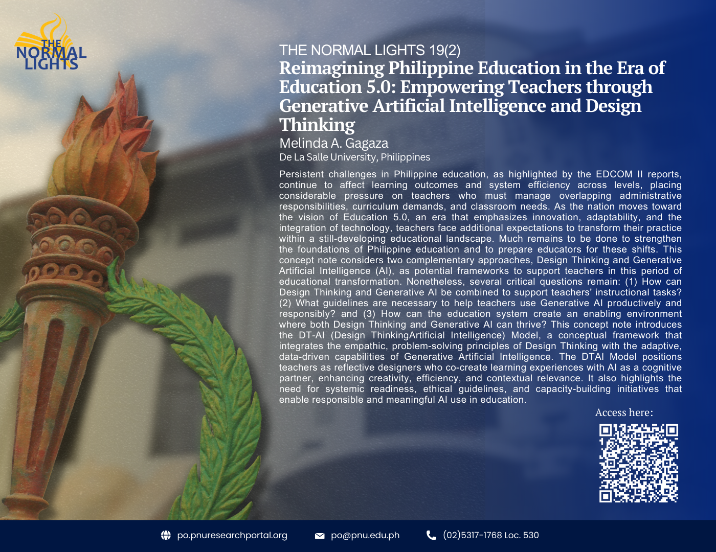 Publication Alert for The Normal Lights 19(2)