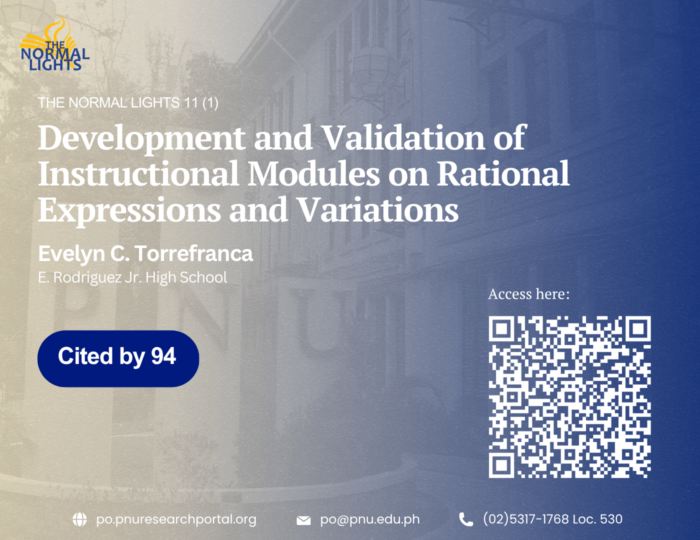 The Normal Lights: Most Cited Article for Q1 2026