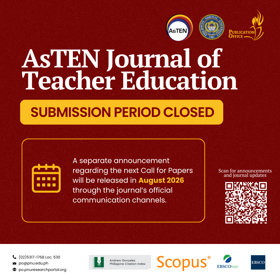 AsTEN JTE Submission Period Closed