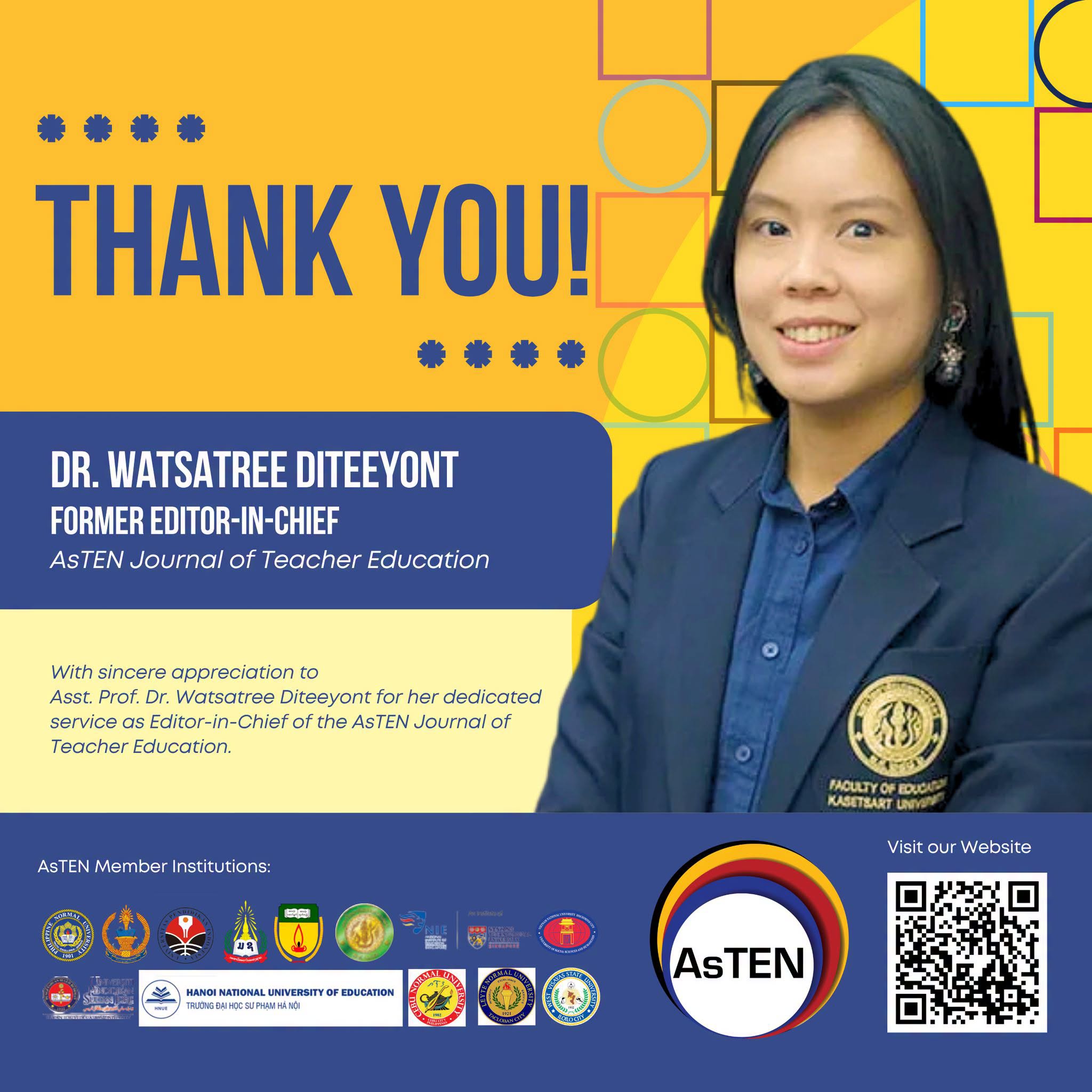 A Heartfelt Thank You to Our Former Editor-in-Chief
